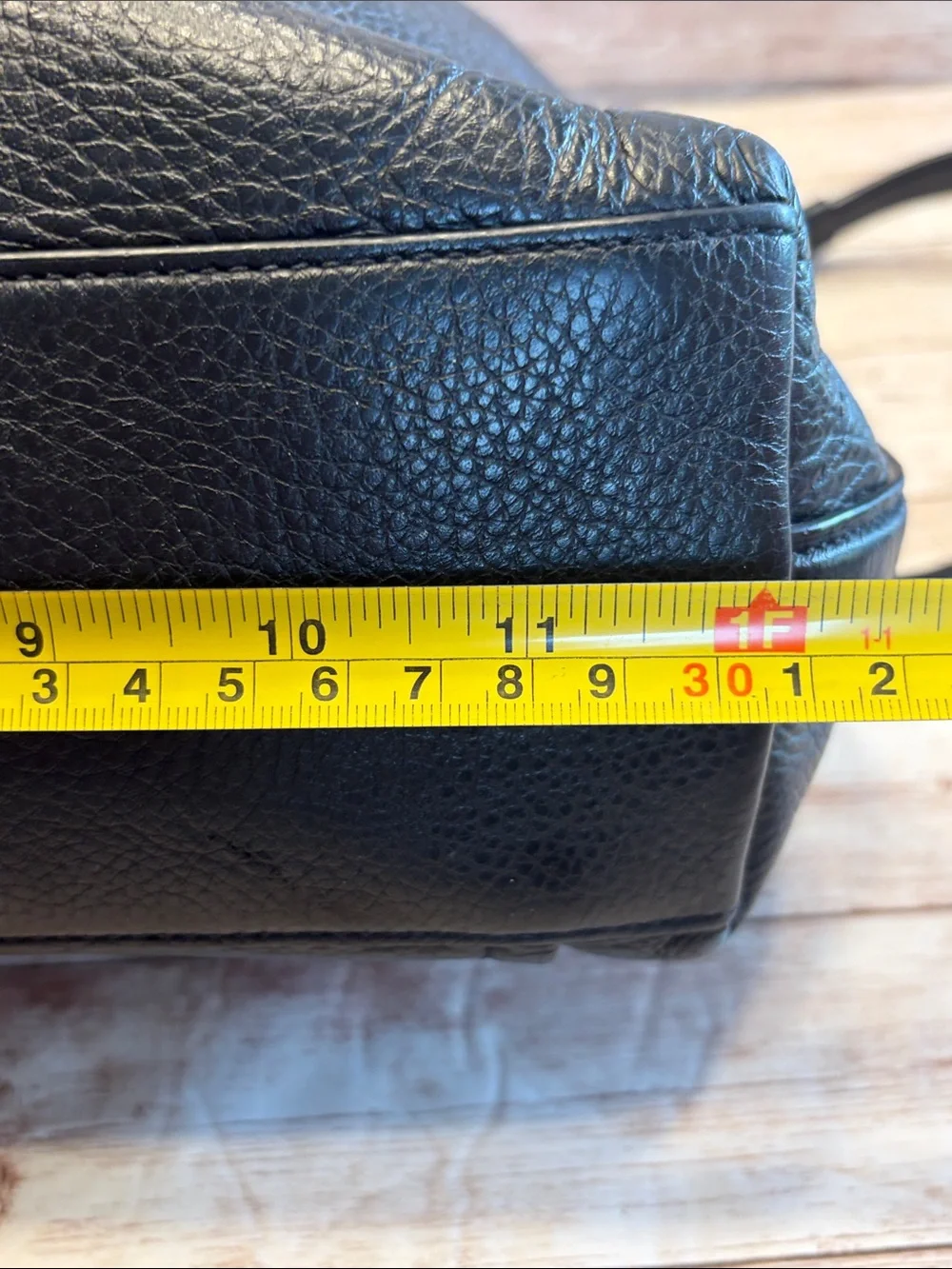 Coach Black Pebbled Leather Hobo Shoulder Bag with Silver Hardware